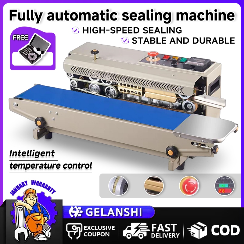 FR-900 Automatic Continuous Sealing Machine Band Sealer Machine Food ...