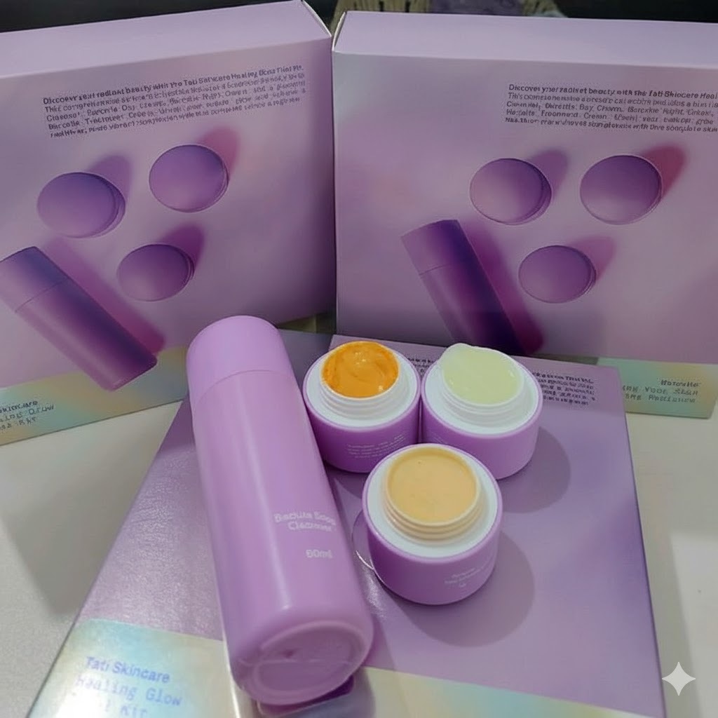 FLOWLEV SKINCARE GLOW TATI SET PERCUBAAN 4 IN 1 ORIGINAL HQ | Shopee ...