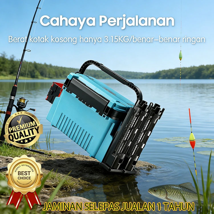 Fishing Tackle Box Multifunctional Multi-Layer Large Capacity Tool Box ...