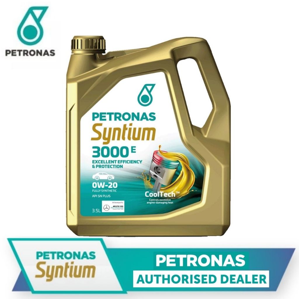 PETRONAS SYNTIUM 3000 E 0W-20 SN+ - Fully Synthetic (3.5L & 4L