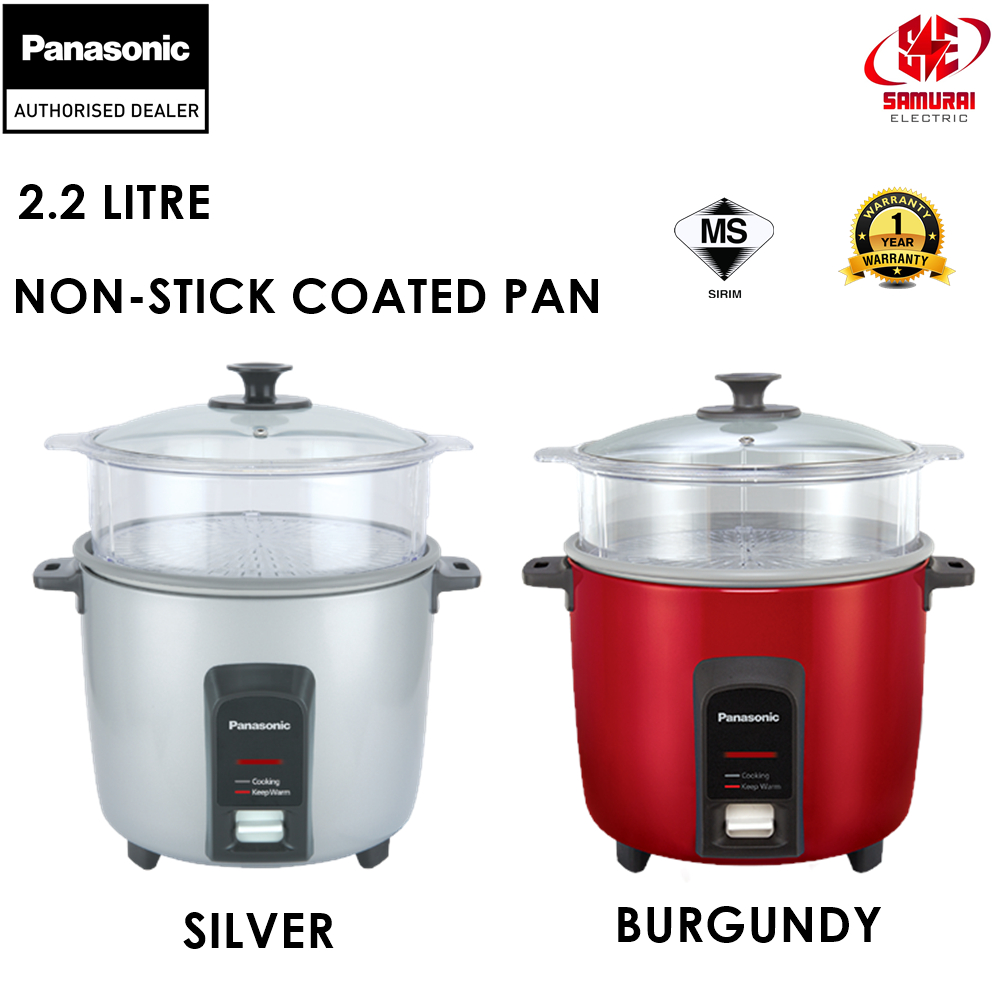 Panasonic Conventional Rice Cooker With Steamer 2.2 Litre SR-Y22FGJ ...