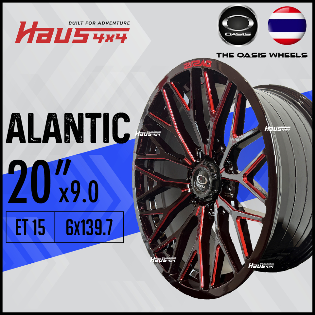 [1 PCS] Oasis Wheel 20 Inch Alantic Ranger Triton Hilux Dmax 4x4 Sport ...