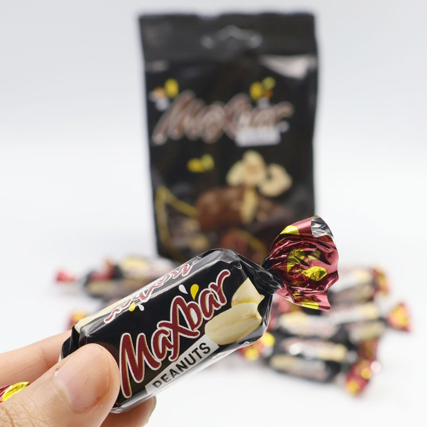 MAXBAR PEANUTS, MILK CHOCOLATE COATED BAR WITH CARAMEL NOUGAT AND ...