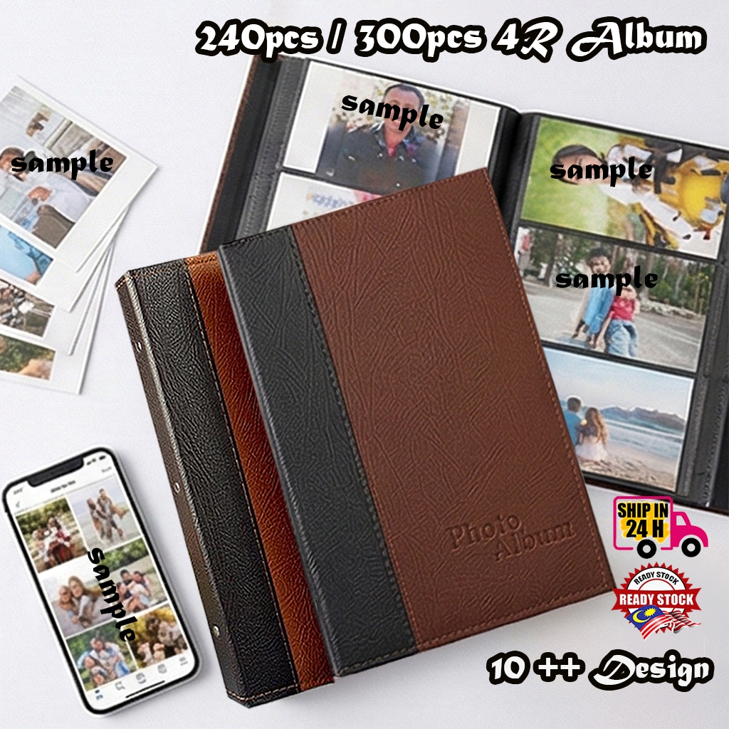 4R Album Gambar (240pcs/300pcs) / Pocket Photo Album/Gambar Album ...