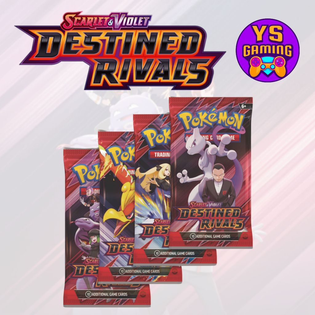 Pokemon TCG SV10 Destined Rivals Booster Pack | Shopee Malaysia