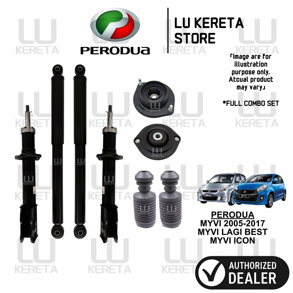 ORI PERODUA FRONT & REAR GAS ABSORBER FOR PERODUA MYVI 2005-2017 LAGI ...