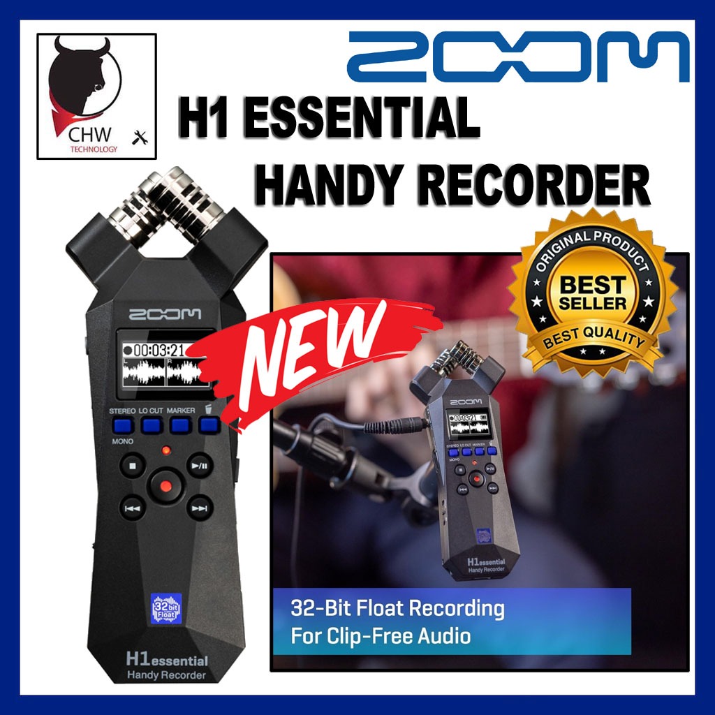 ZOOM H1 ESSENTIAL HANDY RECORDER PR…