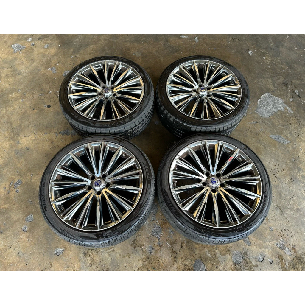 Original Rays Versus Straragia Vogue JDM Sport Rim 20 inch 5H 114.3 pcd ...