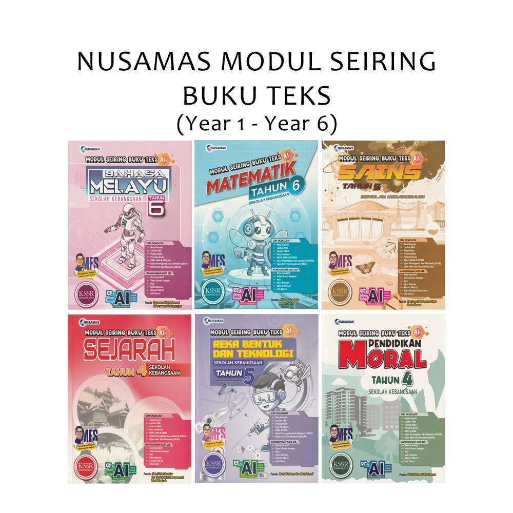 Nusamas | Buku Aktiviti | KSSR - Modul Seiring Buku Teks AI / Module ...