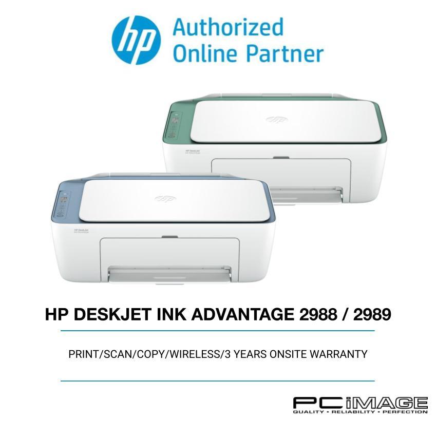 HP DeskJet Ink Advantage 2988/2989 All-In-One Printer Print/Scan/Copy ...