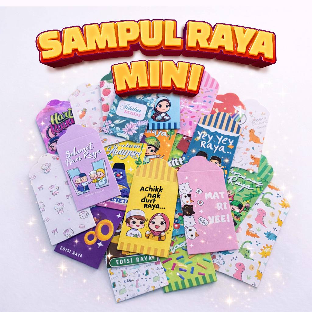 SAMPUL RAYA MINI 2026 | 48 Design EXCLUSIVE | READY STOCK | MURAH ...
