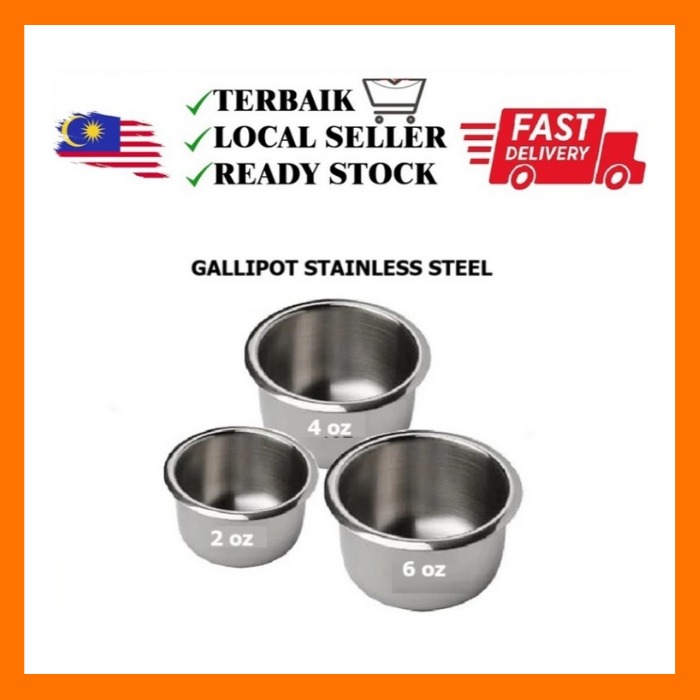 GALLIPOT STANILESS STEEL HIGH GRADE AUTOCLAVABLE MEDICAL GRADE | Shopee ...