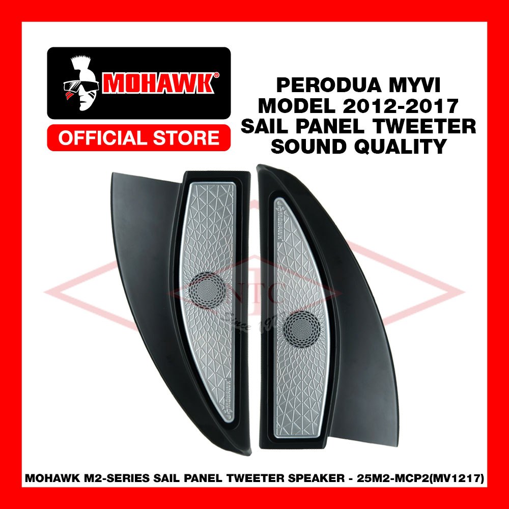 MOHAWK Car Audio M2-SERIES PERODUA MYVI Sail Panel Tweeter Speakers ...