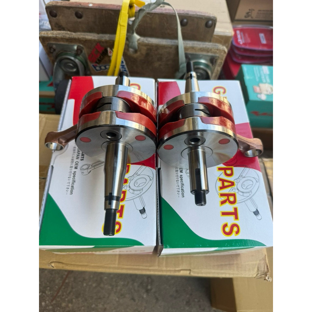 SHARK HLD RACING CRANKSHAFT RXZ Y125Z PG TYPE FIBRE MERAH JET 0.8MM 1MM ...