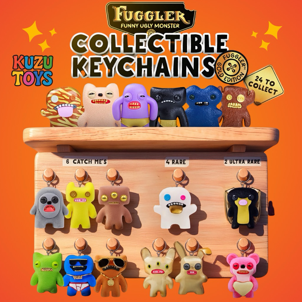 Fuggler Gold Edition Keychain Blind Bag - Funny Ugly Monster | Shopee ...
