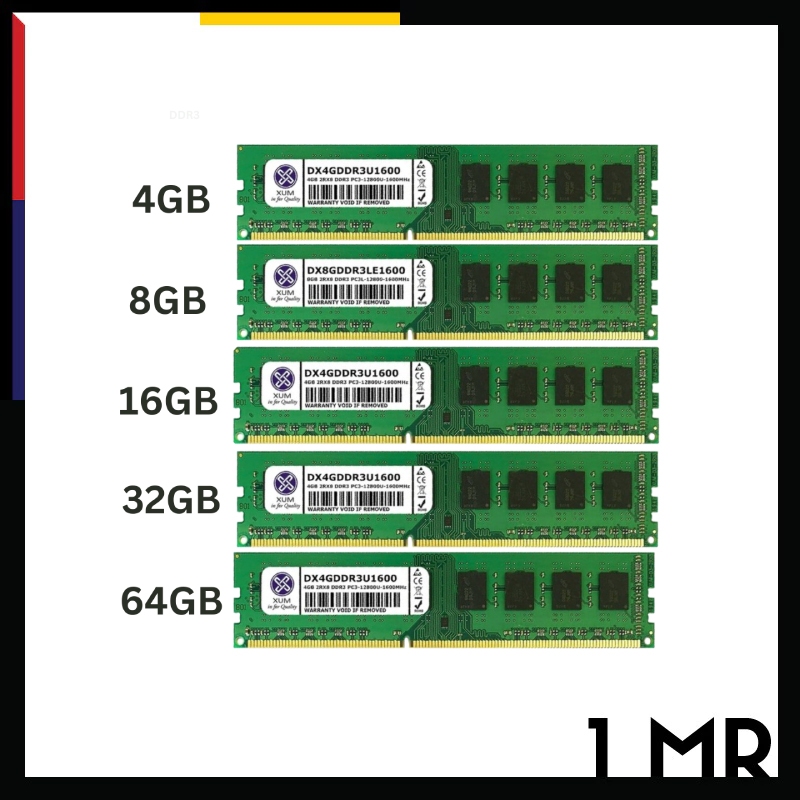 (CLEARANCE) DDR3 RAM 4GB/8GB PC Desktop Laptop Notebook Memory 1600Mhz ...