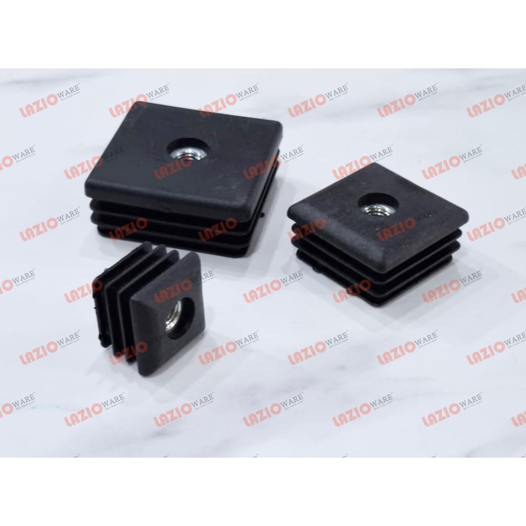 Plastic square threaded nut inserts fitting stopper for chair furniture ...