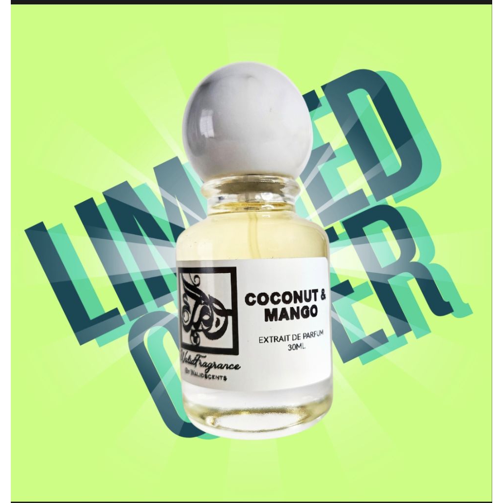Walid Fragrance Coconut & Mango 30ml | Shopee Malaysia