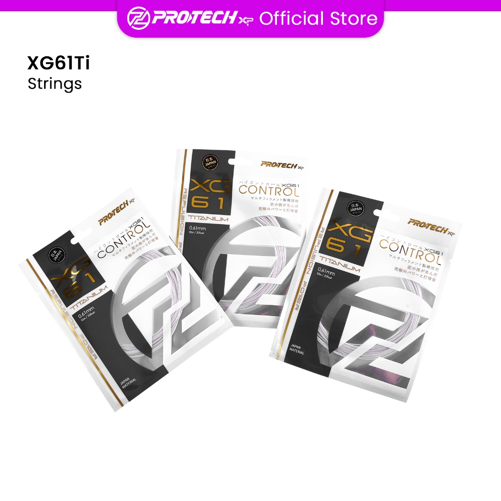 Protech New Spiral Technology Performance String XG61Ti (0.61mm)(Made ...