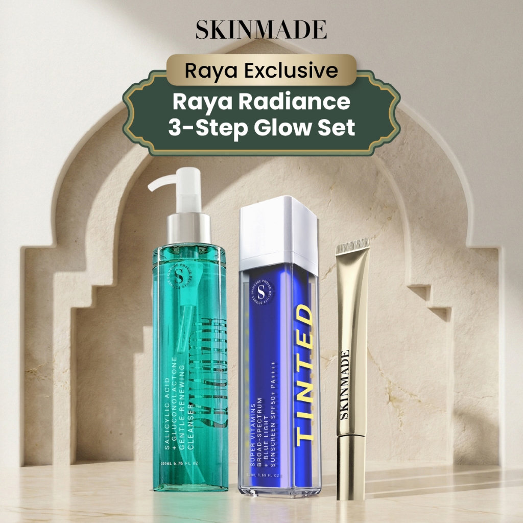 [RAYA EXCLUSIVE SET] SKINMADE Raya Radiance 3‑Step Glow Set – Salicylic ...