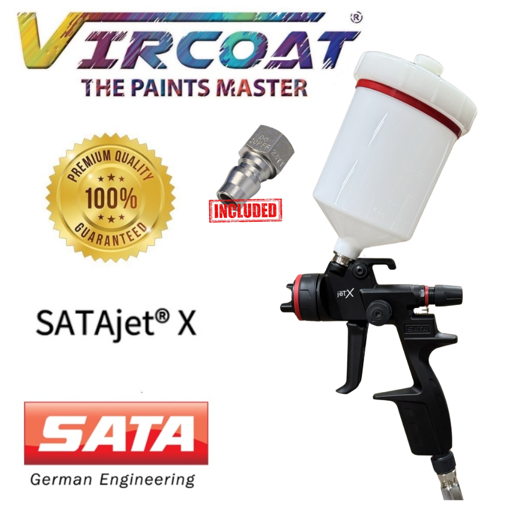 SATA SATAjet® X RP® Nozzle 1.3I With RPS/PPS Multi-Purpose Cup 0.6L and ...