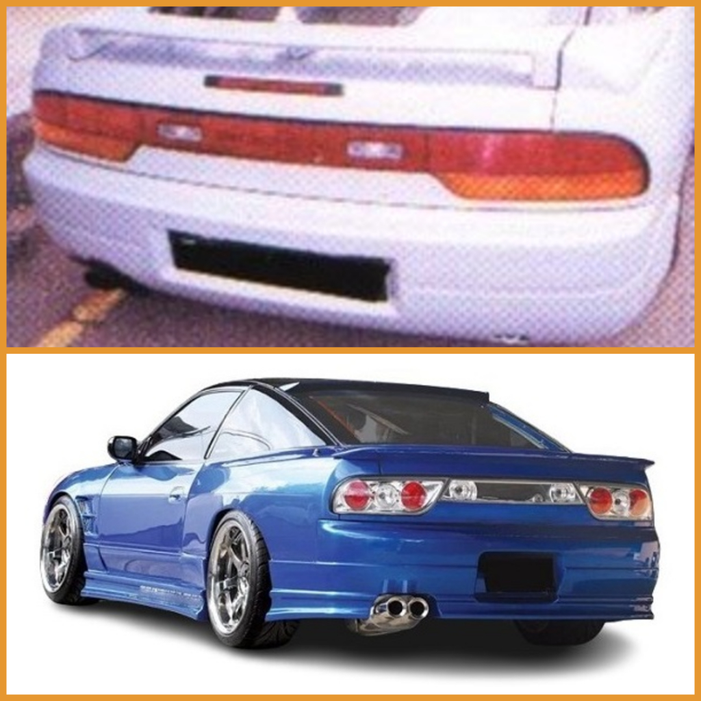 Nissan 180SX 200SX 240SX Silvia S13 1991 '91 Fastback Rear Spoiler ...