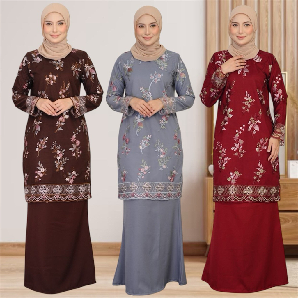 RAYA KURUNG ROSSA MODREN FULL LACE EXCLUSIVE RAYA COLLECTION 2026 ...