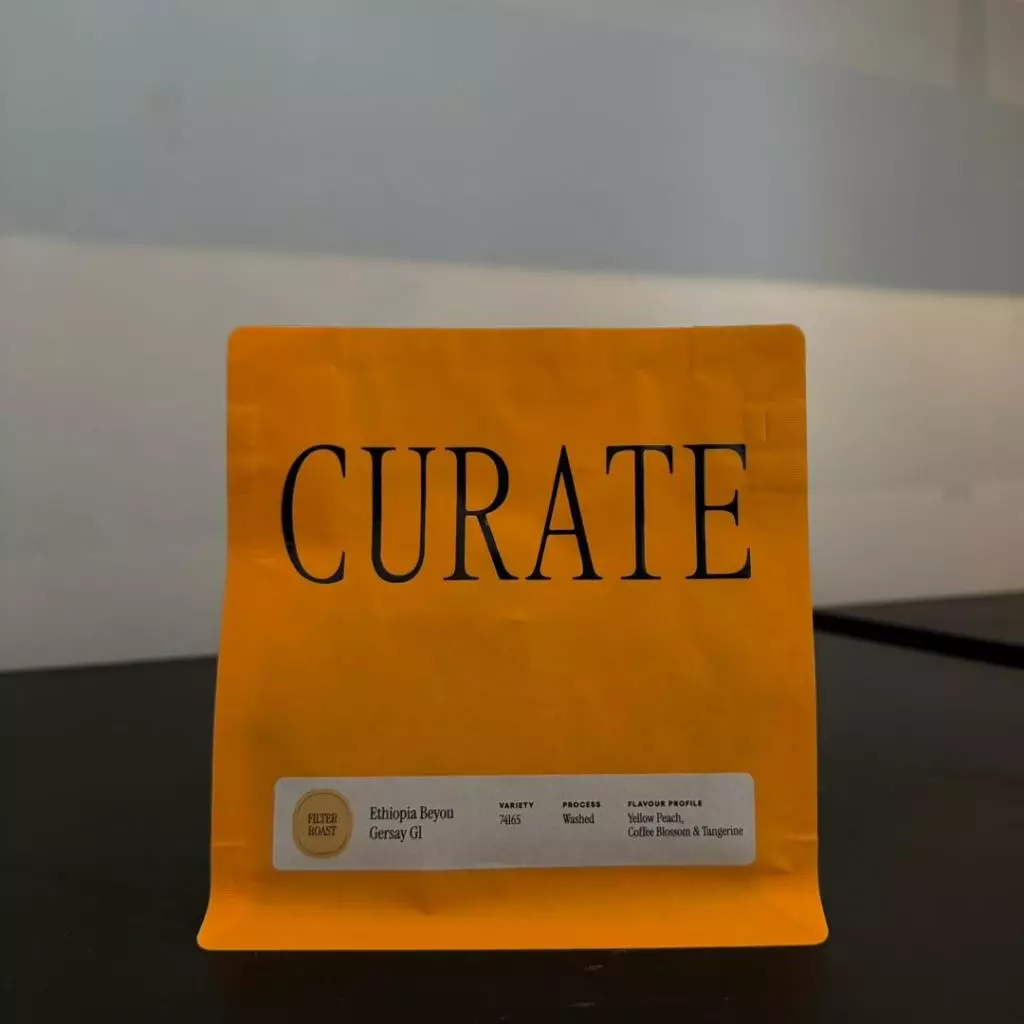 Curate Coffee Roaster Ethiopia Beyou Gersay G1 – specialty coffee beans Malaysia