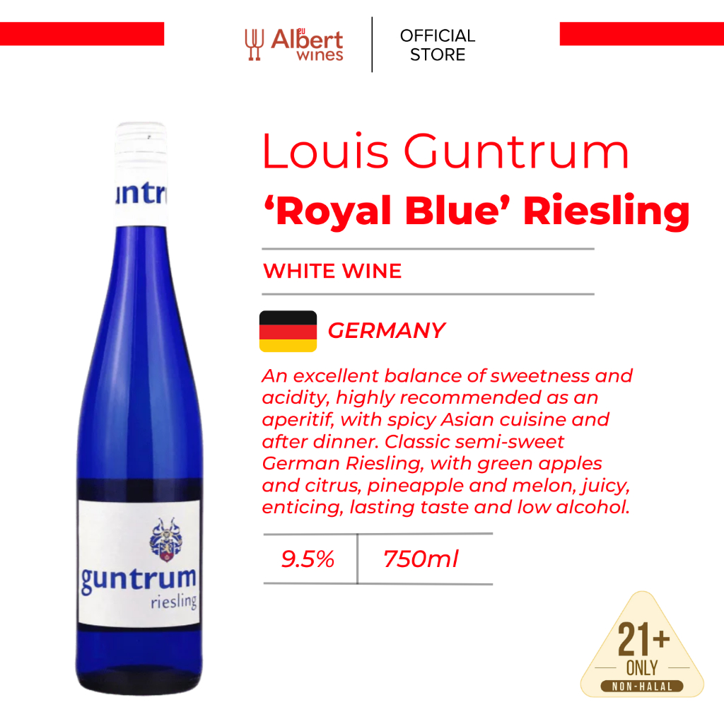 Louis Guntrum ‘Royal Blue’ Riesling (White Wine) 白酒 | Shopee Malaysia