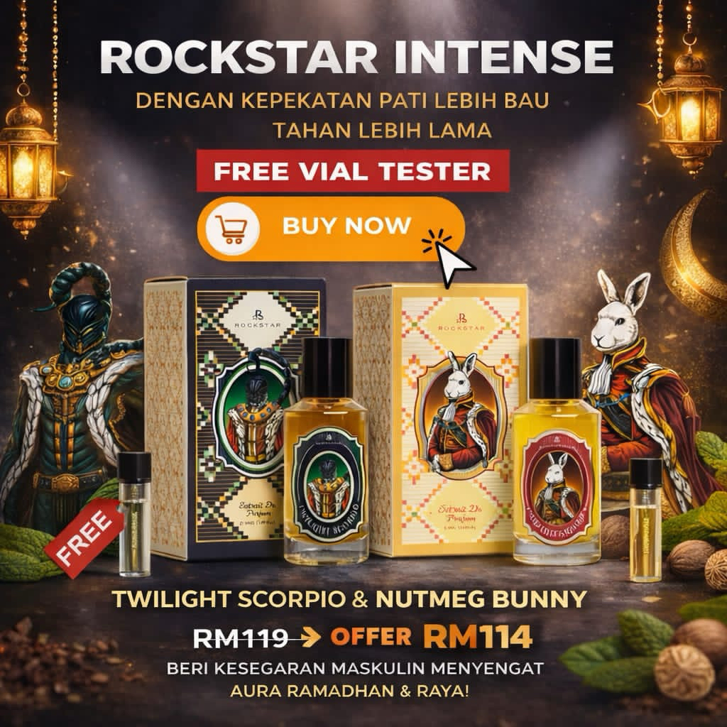 PERFUME ROCKSTAR INTENSE 50ML ORIGINAL FROM HQ(FAST SHIPPING💯) | Shopee ...