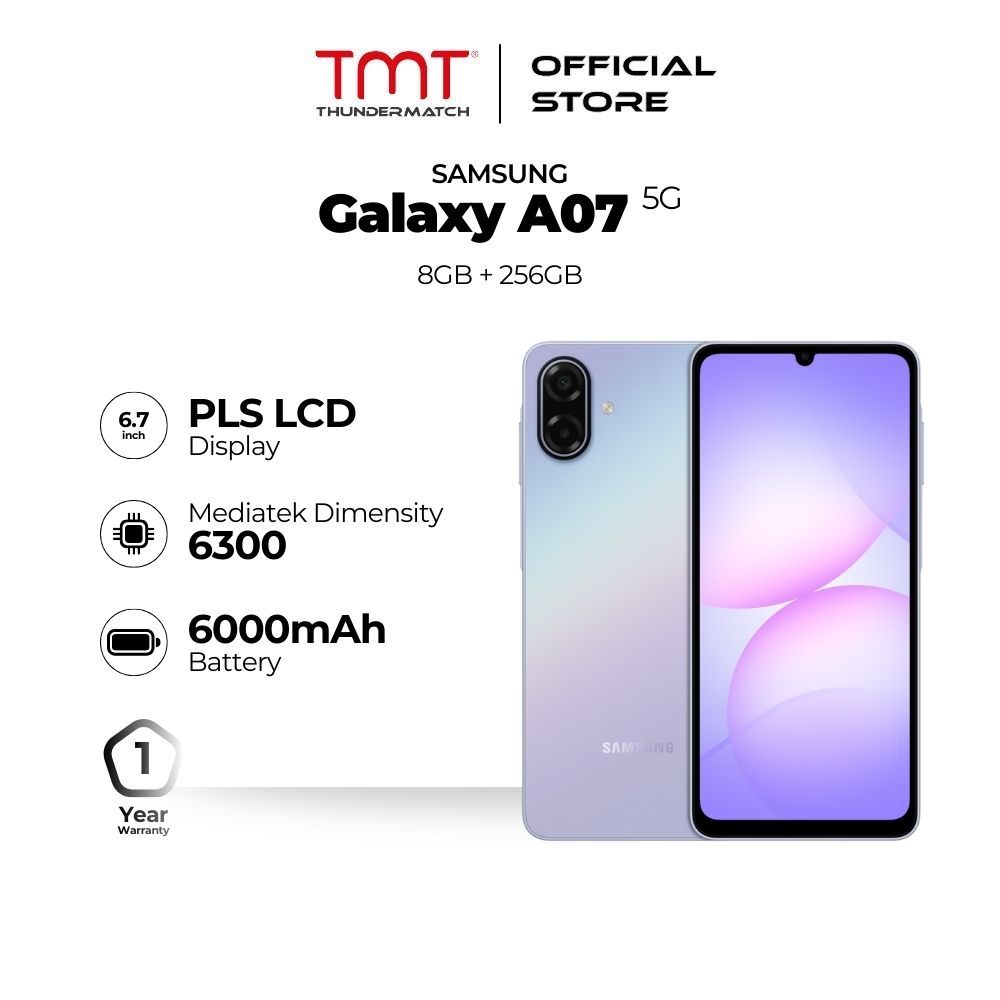 SAMSUNG Galaxy A07 5G Smartphone (8GB RAM + 256GB ROM)
