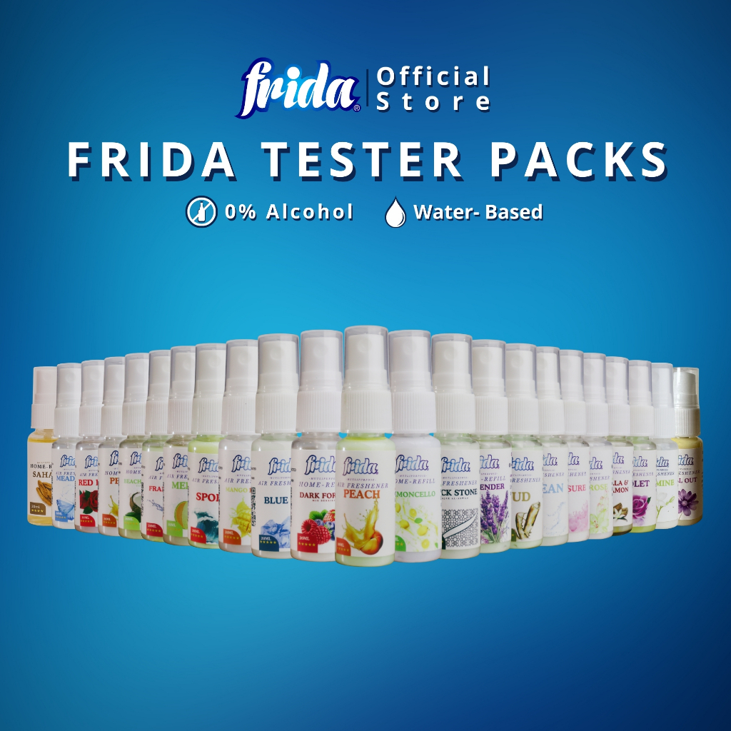 [SAMPLE SET] Frida Air Freshener 0% Alcohol – 48H Tahan Lama ...