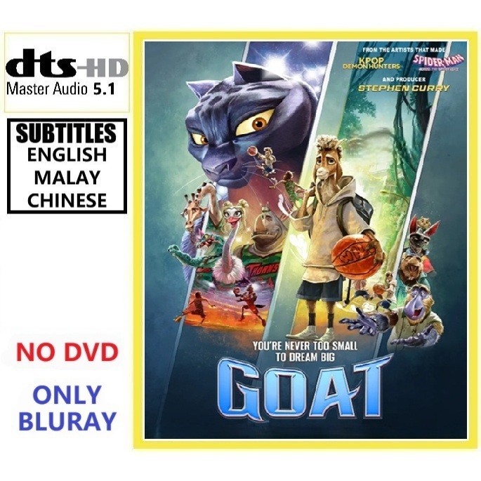 GCTN90 GOAT (2026) Animation/Comedy/Sport Animasi/Komedi/Sukan | Shopee ...