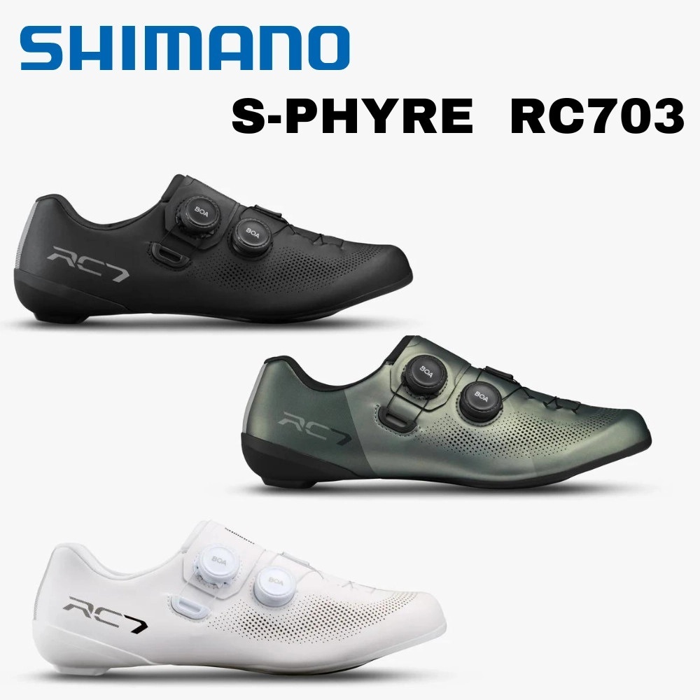 SHIMANO RC703 S-PHYRE DNA CARBON ROAD bike Shoes sh-rc702 WIDE standard ...