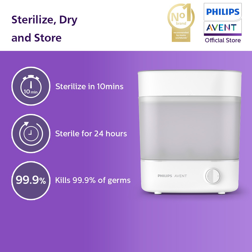 Philips Avent 3 in 1 Advance Baby Bottle Electric Steam Sterilizer ...