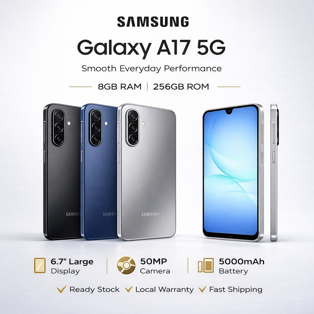 [PROMO] Samsung Galaxy A17 5G / LTE (8GB+256GB) | 6.7" Amoled Display l IP54 Water Resistance |