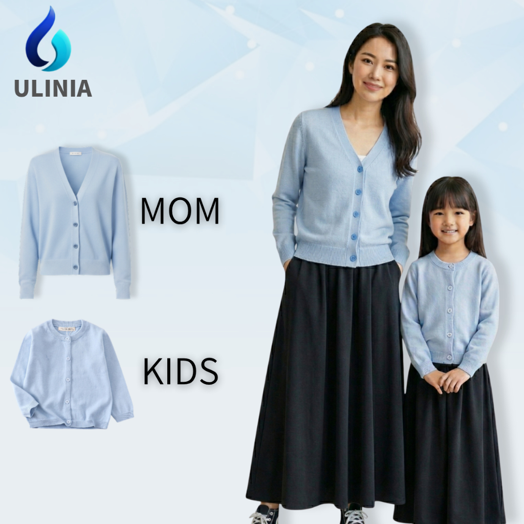 Mom and Kids Matching Cardigan – Unisex Family Look Outfit for Son or ...