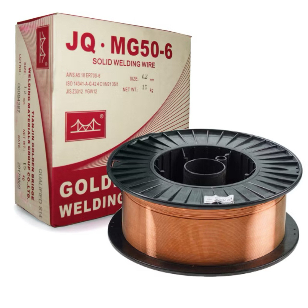 JQ-MG506 GOLDEN BRIDGE SOLID WELDING WIRE Mig Wire - 5kg / 15kg - 0.8mm ...