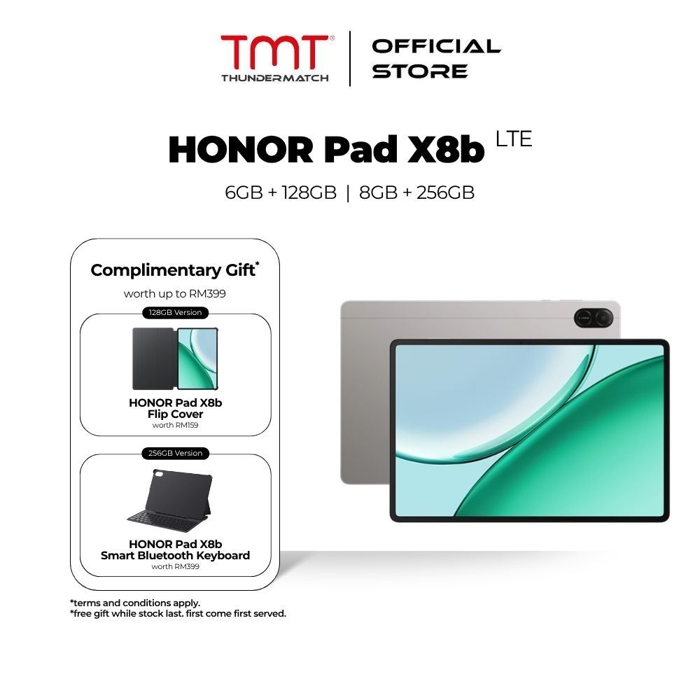 HONOR Pad X8b LTE Tablet (6GB RAM + 128GB ROM)(8GB RAM + 256GB ROM)