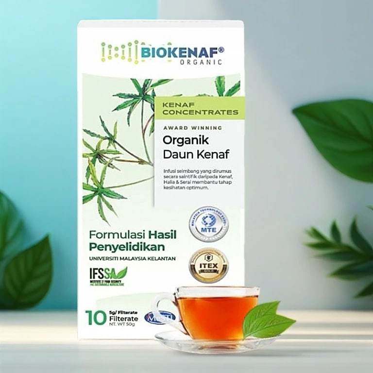BIOKENAF Tea | Herbal Tea Wellness Drink | Teh Biokenaf Asli | Shopee ...