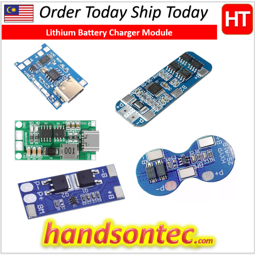 Lithium Battery Charging Module with Protection | Shopee Malaysia