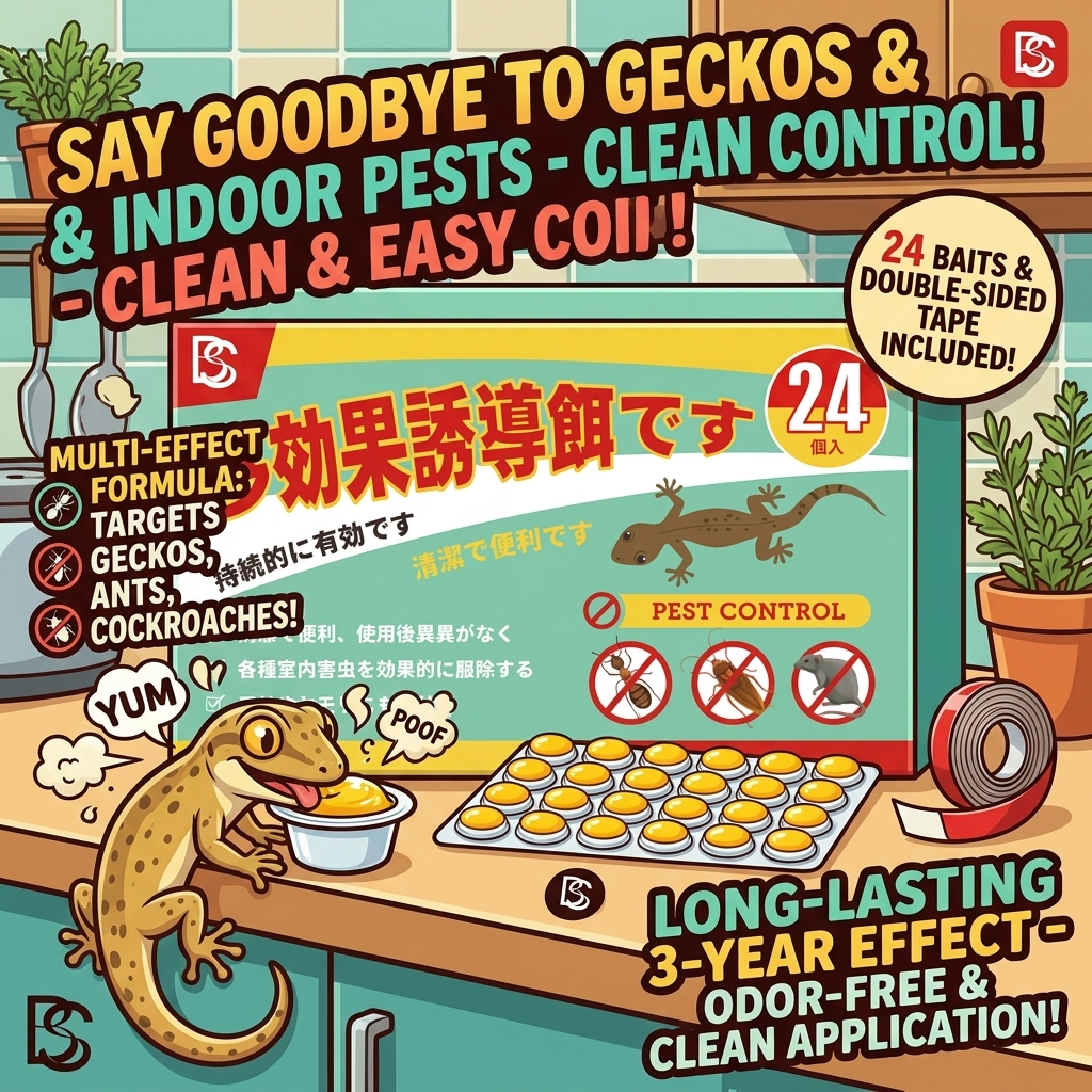 Stop Geckos Now TIA Lizard bait Ubat cicak Lizard killer Cicak killer ...