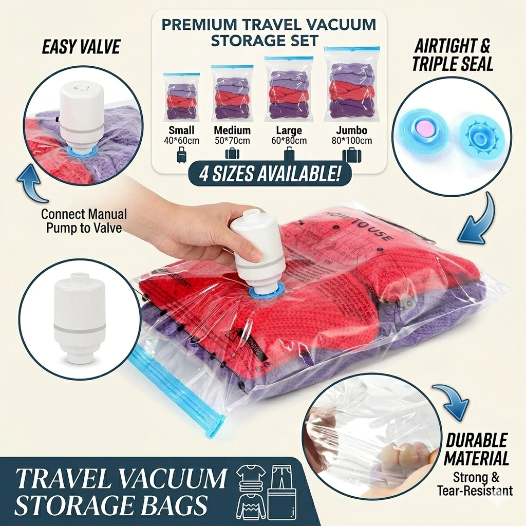 Resealable Vacuum Bag