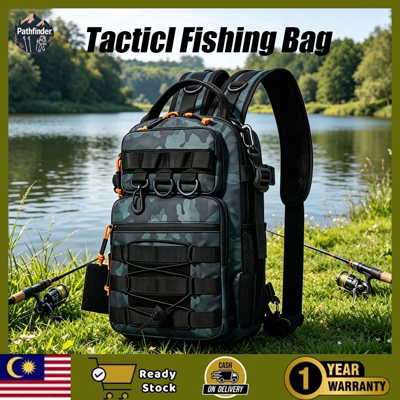 Multifunctional Fishing Tackle Bag Fish Lure Bait Storage Pack ...