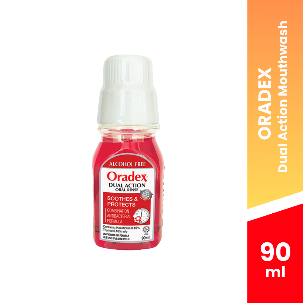 ORADEX Dual Action Mouthwash (90ml / 400ml) | Shopee Malaysia