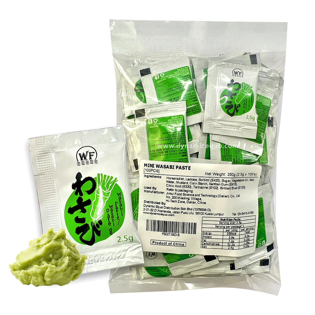Mini Wasabi Paste Sachet 2.5g WF [Halal] Neri Wasabi 50's | 100's ...