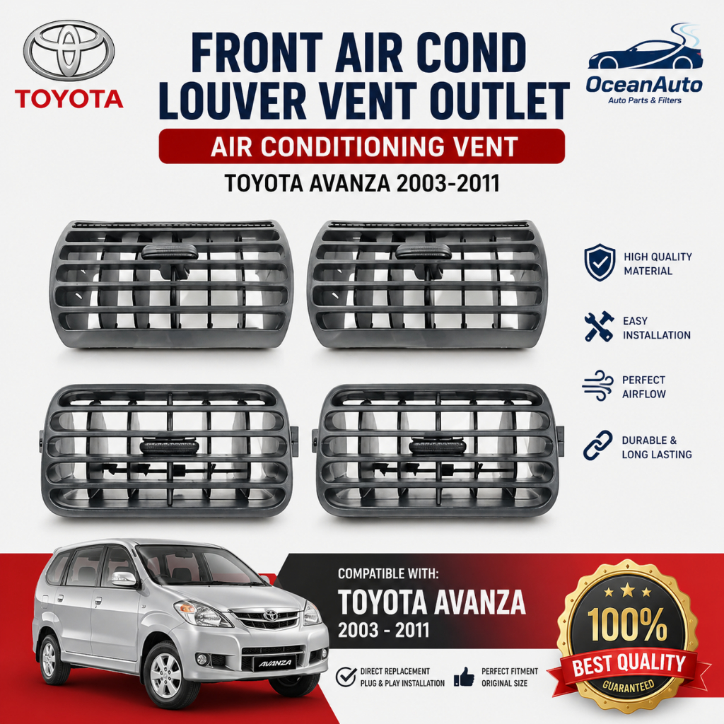 Toyota Avanza 2003-2011 Front Air Cond Louver Vent Outlet Air ...