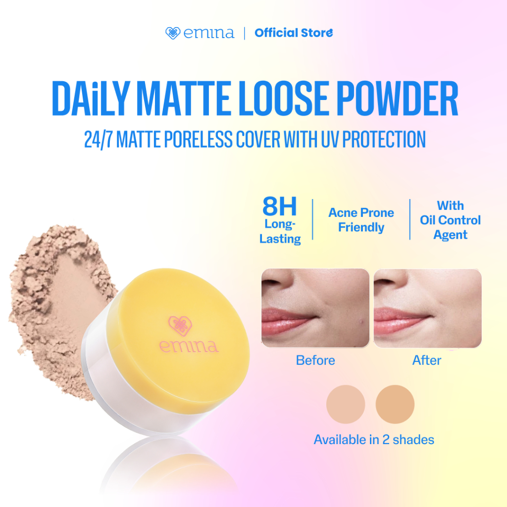 Malaysia Emina Daily Matte Loose Powder 20 g | Shopee Malaysia