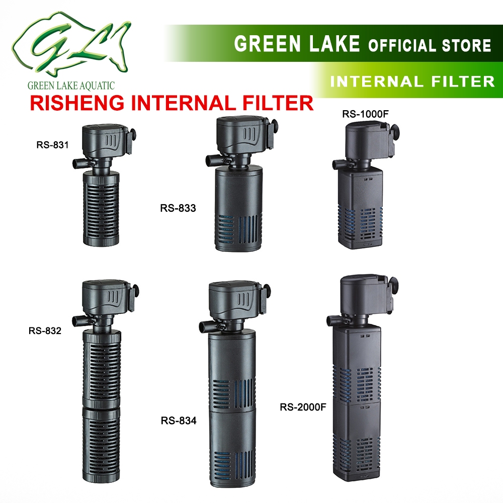 (15-25W) Submersible Aquarium Internal Filter RS Risheng 3 in 1 Fish ...