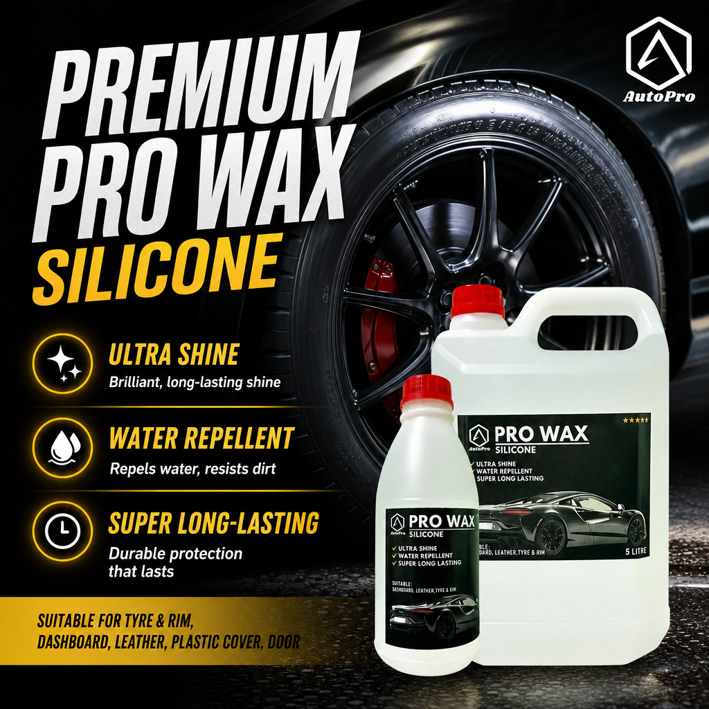 [ULTRA SHINE] Autopro 1L/5L Silicone PRO WAX Pure Tyre Silicone Wax ...